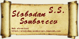 Slobodan Somborčev vizit kartica
